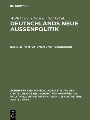 cover image of Institutionen und Ressourcen